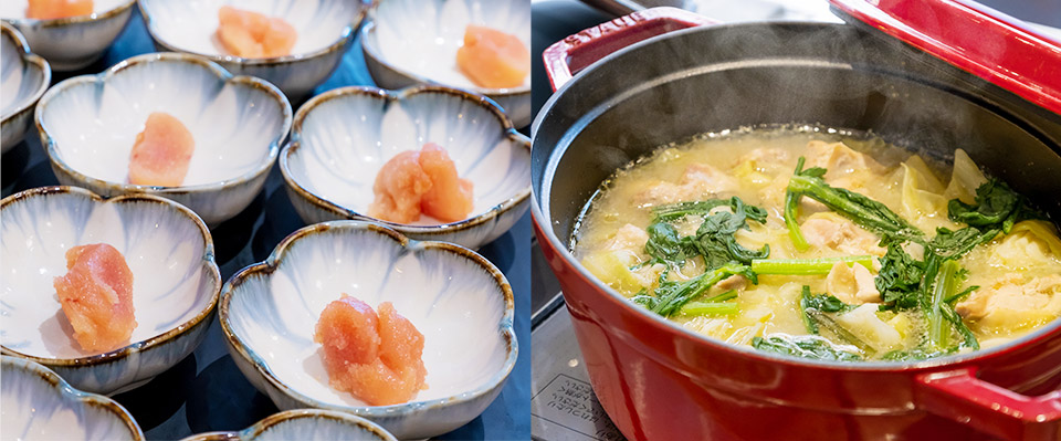 地元でとれた食材でつくる郷土料理