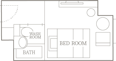 標準單床雙人房