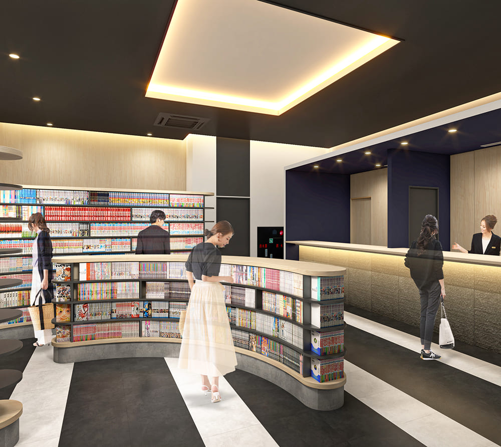 クインテッサホテル福岡渡辺通 Comic&Books