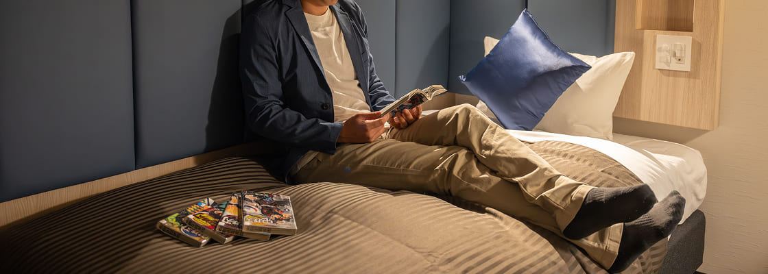 宿泊者は無料で読み放題