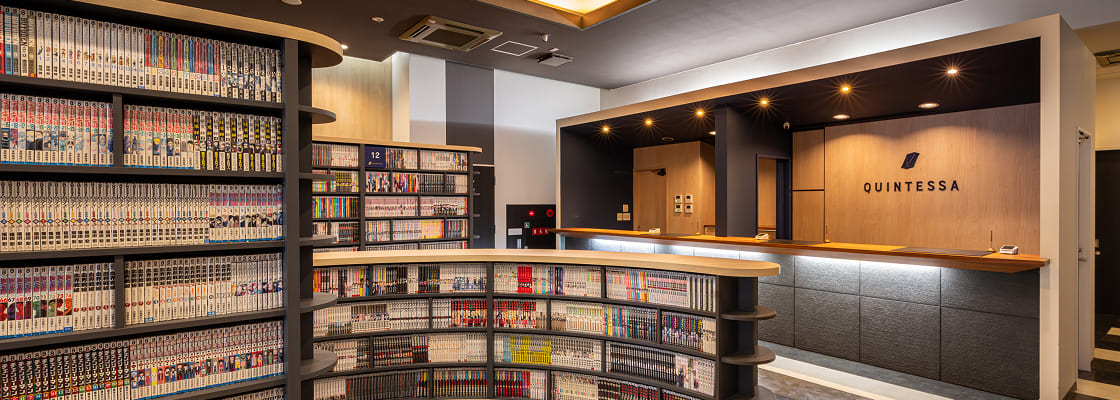 蔵書8,000冊のMANGAライブラリー