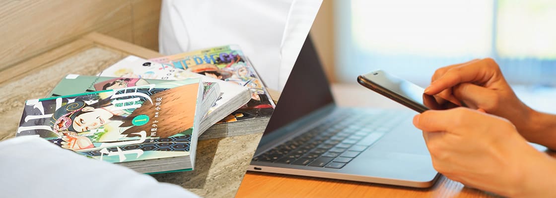 在庫700,000冊のMANGAライブラリー