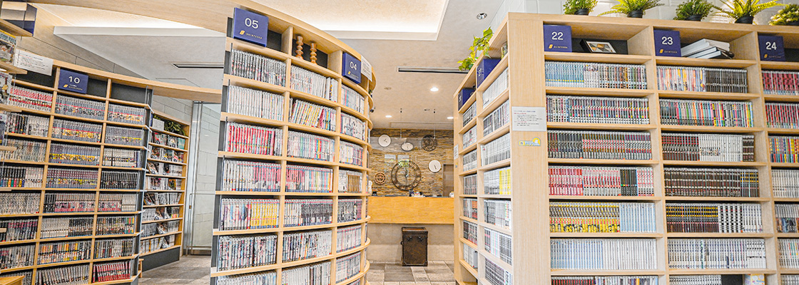 More than 8,000 books of Japan’s subculture MANGA