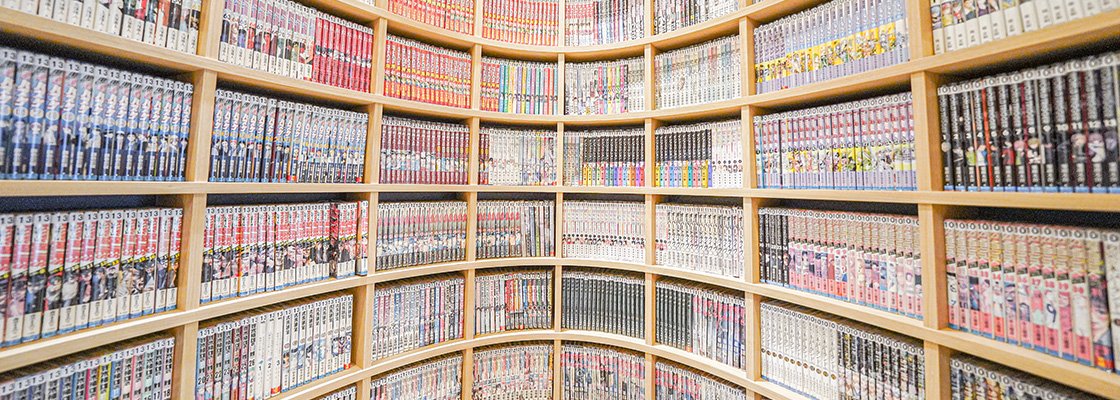 A wide genres of MANGA lineup
