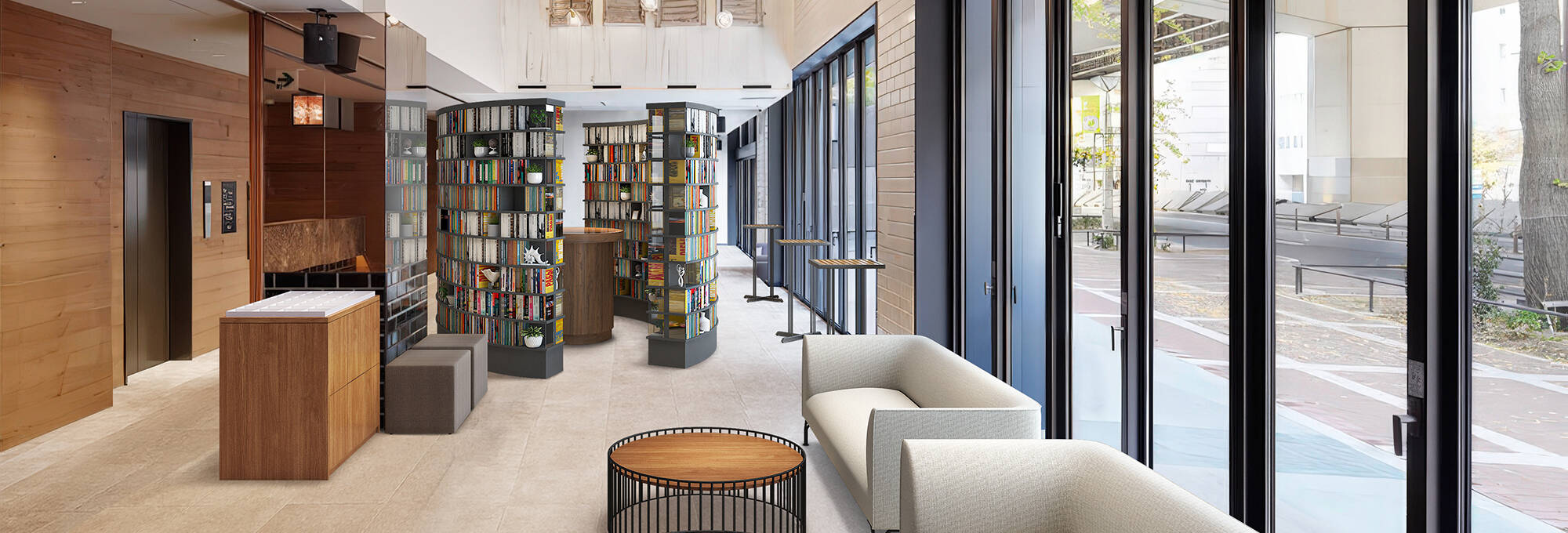 イメージ：クインテッサホテル大阪梅田 Comic＆Books
