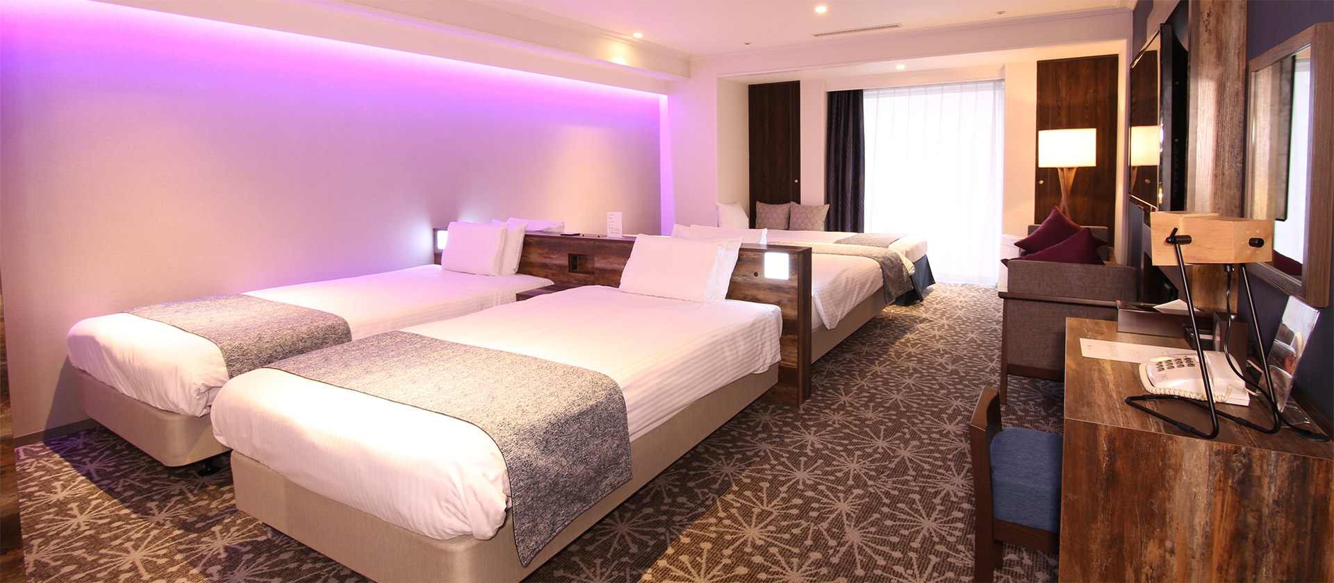 行政家庭房(四張床)